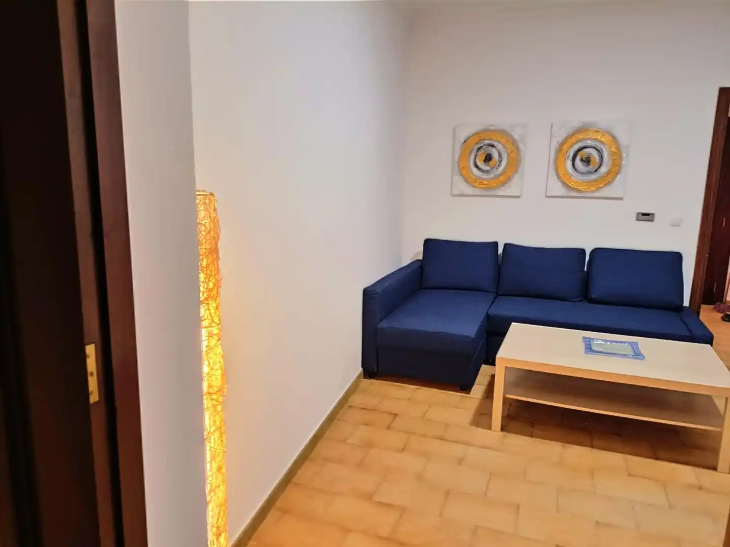 Sala de estar de Estudio en venta en Moguer con Aire acondicionado, Amueblado y Balcón