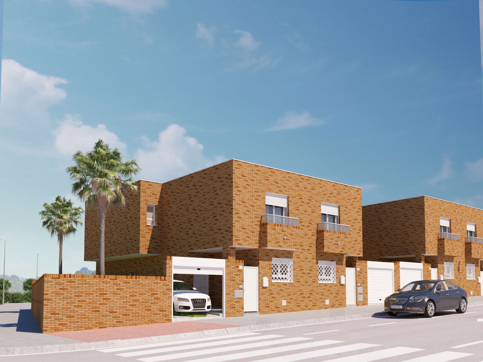 Vista exterior de Casa adosada en venda en  Almería Capital amb Jardí privat i Balcó