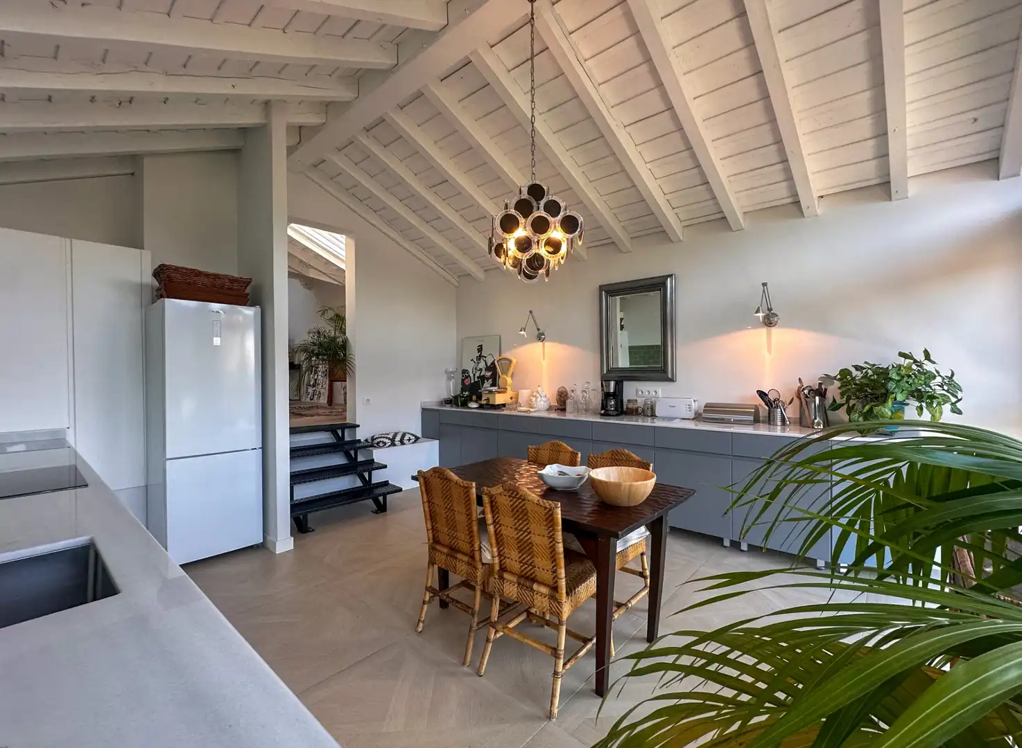 Cocina de Dúplex en venta en Alfoz de Lloredo con Terraza