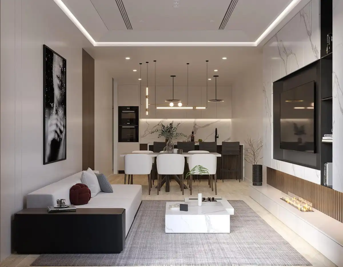 Sala de estar de Apartamento en venta en Rojales con Calefacción