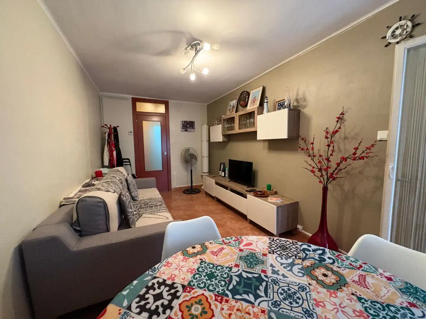 Sala d'estar de Pis en venda en Blanes amb Aire condicionat, Terrassa i Balcó