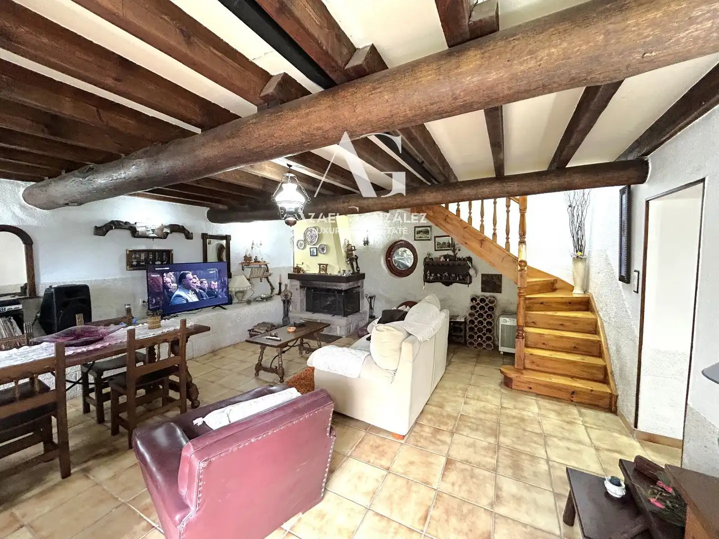 Living room of Houses for sale in San Vicente de la Barquera  with Heating, Private garden and Furnished