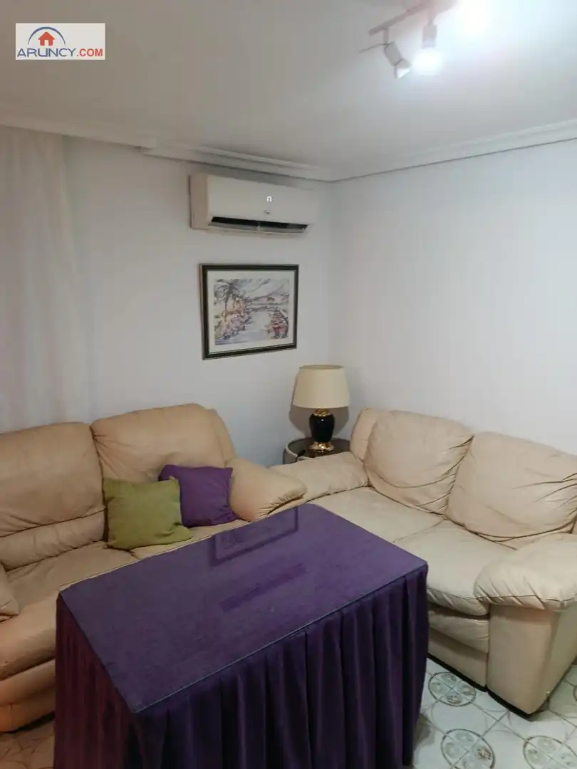 Wohnzimmer von Wohnung zur Miete in Sevilla mit Klimaanlage, Heizung und Möbliert