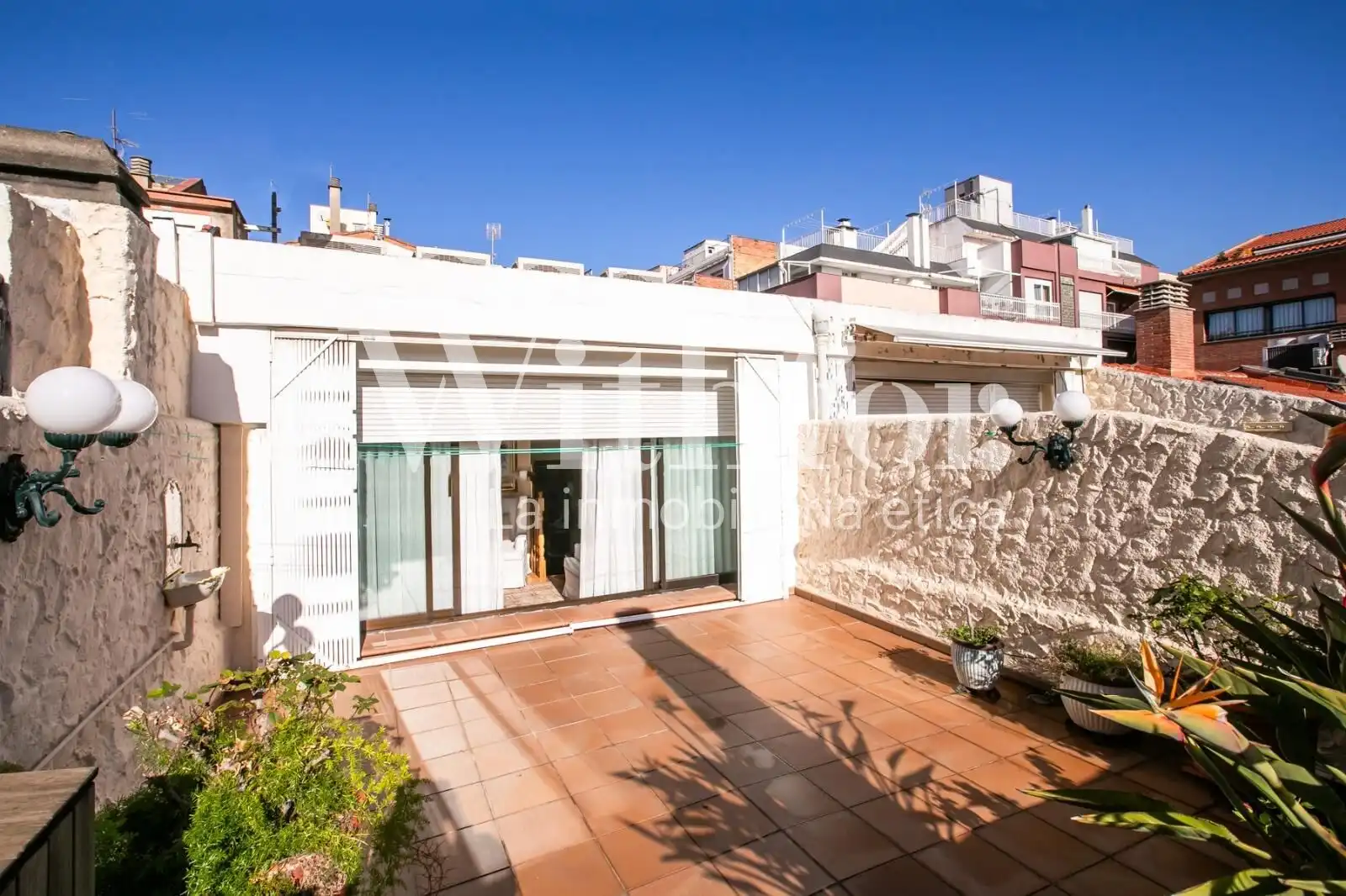 Terraza de Casa adosada en venta en Barcelona con Aire acondicionado, Jardín privado y Terraza