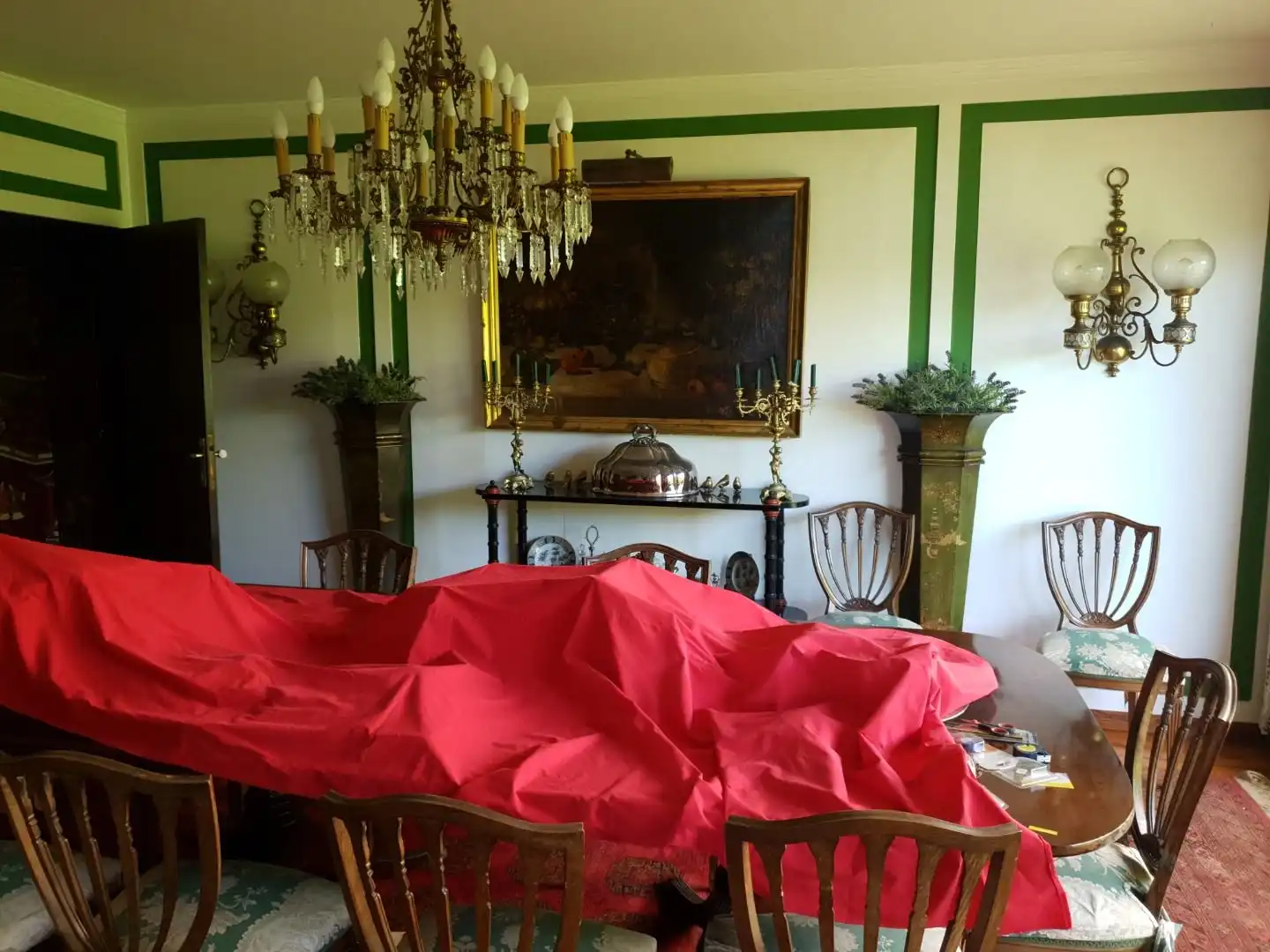 Menjador de Casa o xalet en venda en Vigo  amb Calefacció, Jardí privat i Parquet
