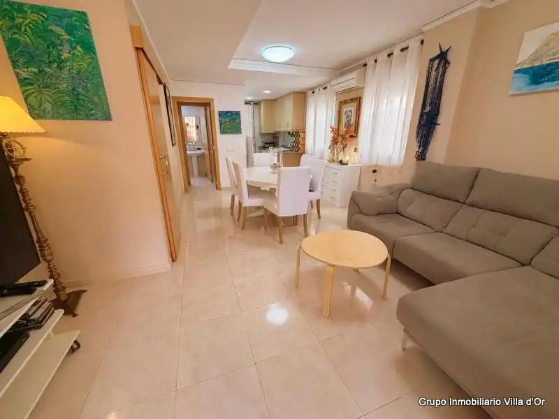 Sala d'estar de Casa adosada en venda en El Verger, Alicante