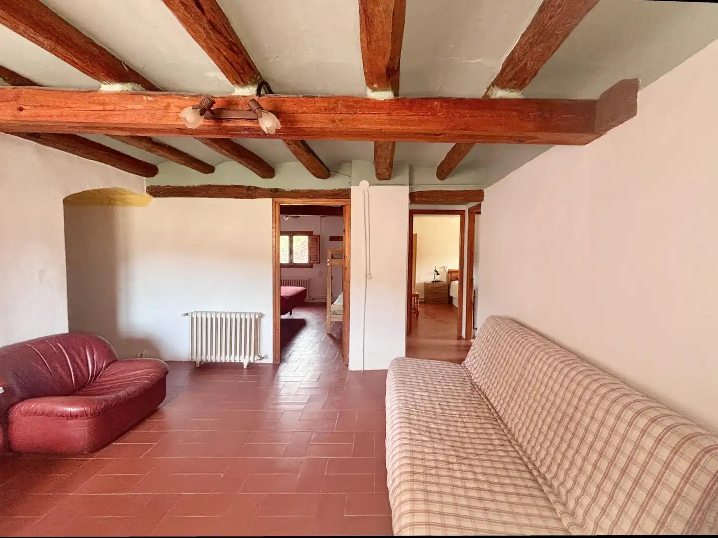 Living room of Country homes for sale in Querol  with Heating, Terrace and Swimming Pool