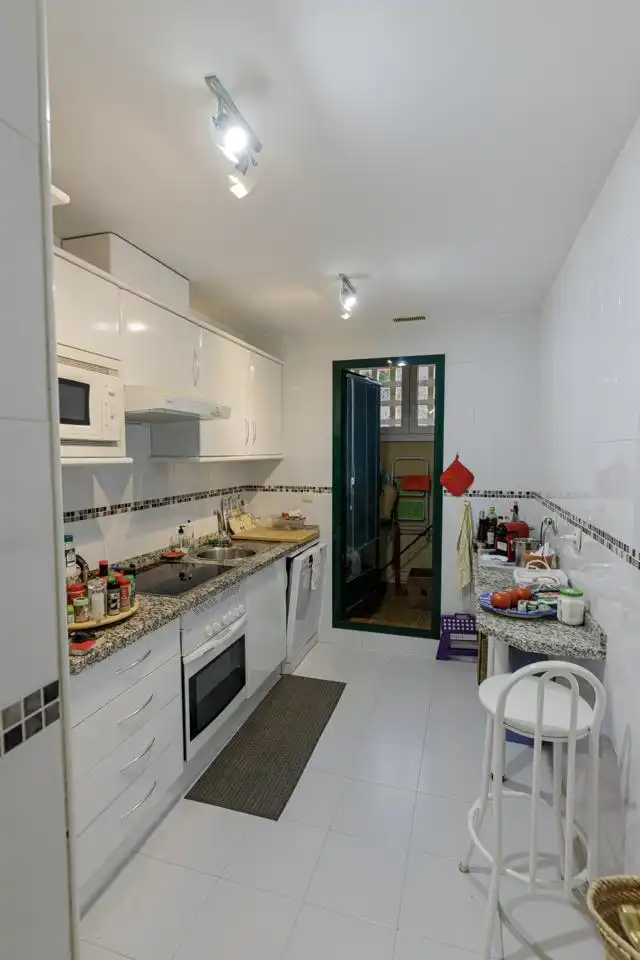 Kitchen of Ground floor for sale in Benalmádena  with Air Conditioner, Terrace and Furnished
