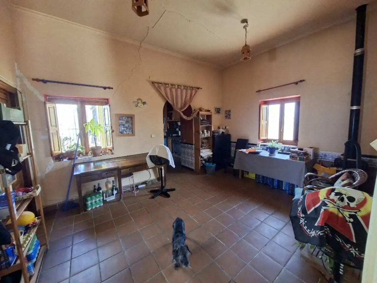 Cuina de Casa o xalet en venda en Cartagena amb Jardí privat