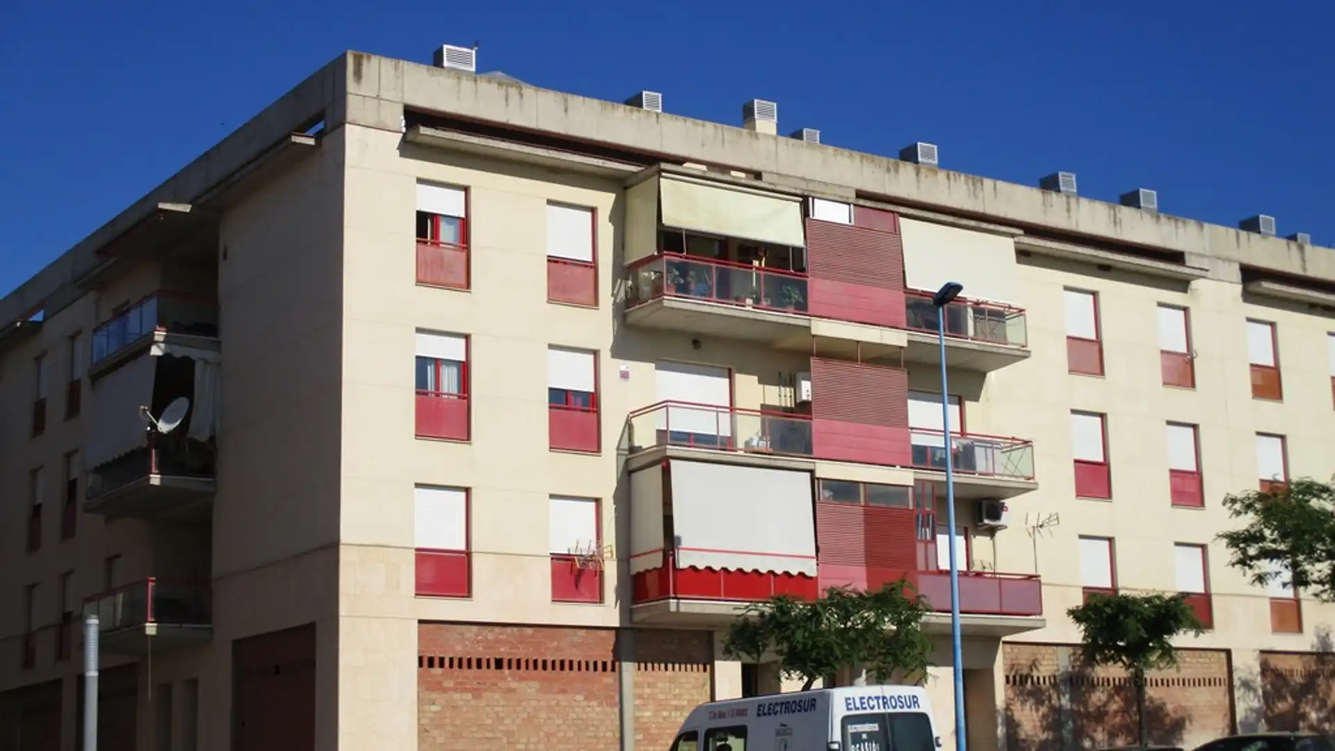 Vista exterior de Piso en venta en Lepe