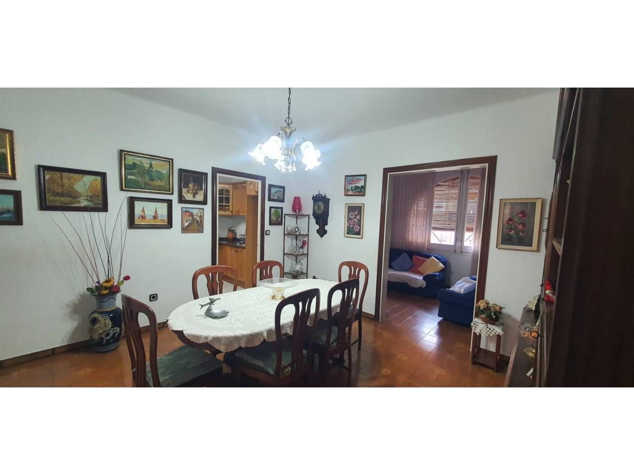 Menjador de Pis en venda en Vilanova i la Geltrú amb Calefacció, Jardí privat i Balcó