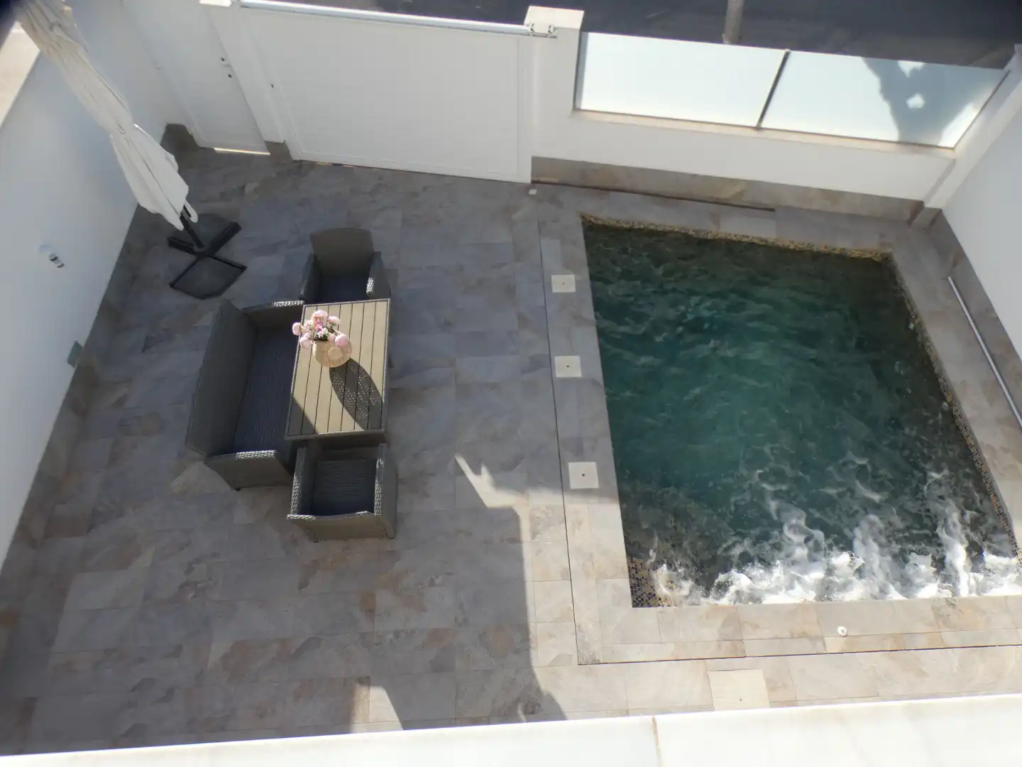 Piscina de Casa adosada en venta en San Pedro del Pinatar con Aire acondicionado, Calefacción y Jardín privado