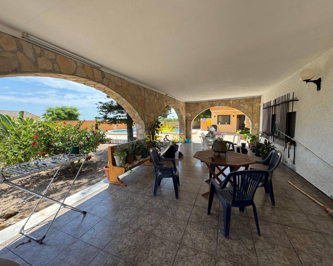 Jardí de Finca rústica de lloguer en Elche / Elx amb Aire condicionat, Calefacció i Jardí privat