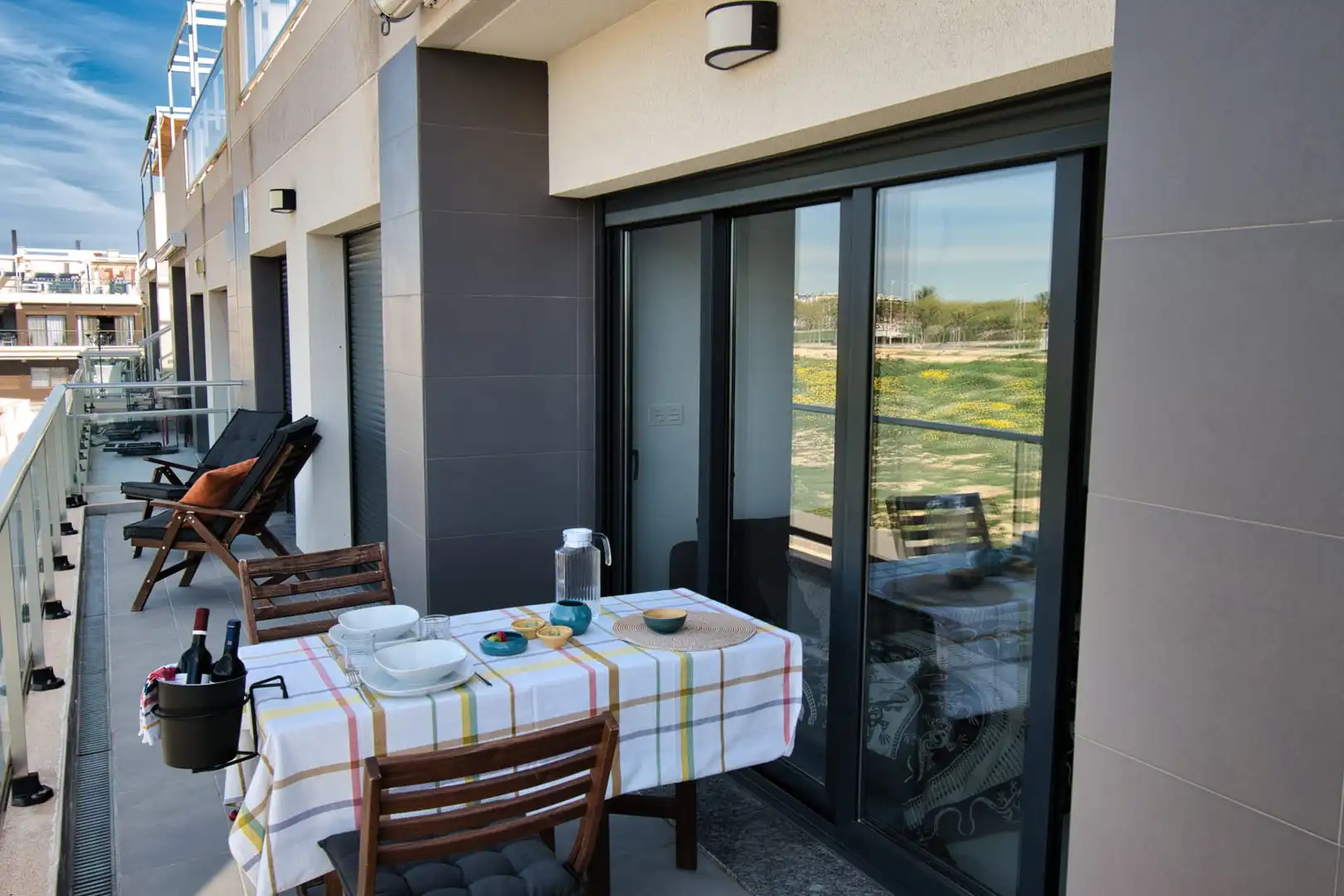 Terraza de Ático en venta en Pilar de la Horadada con Aire acondicionado, Terraza y Piscina