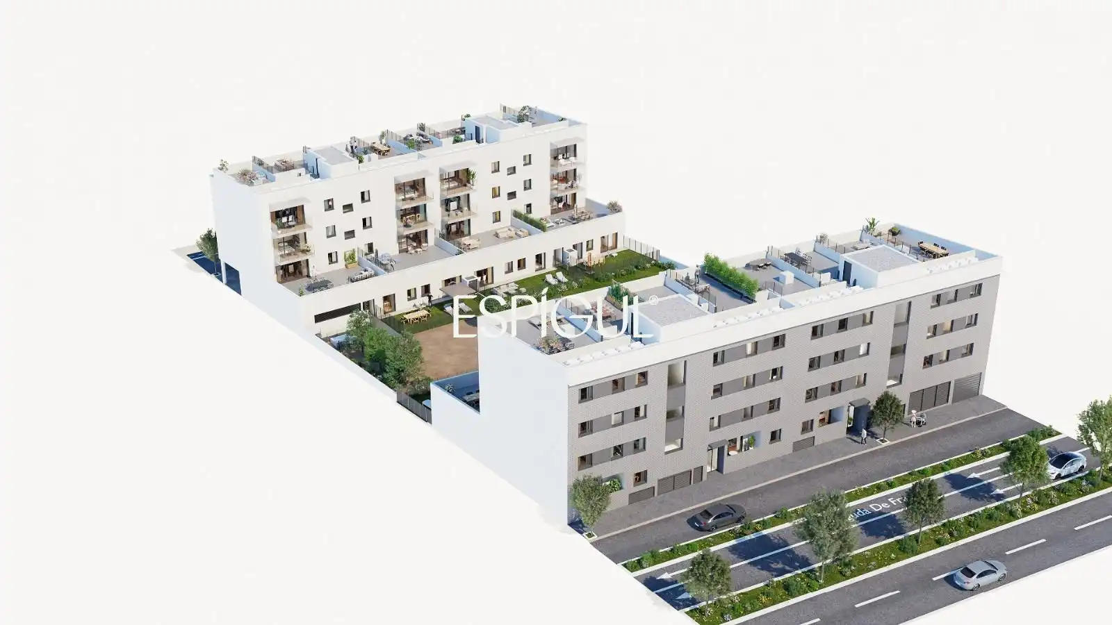 Vista exterior de Piso en venta en Sarrià de Ter con Calefacción, Terraza y Trastero