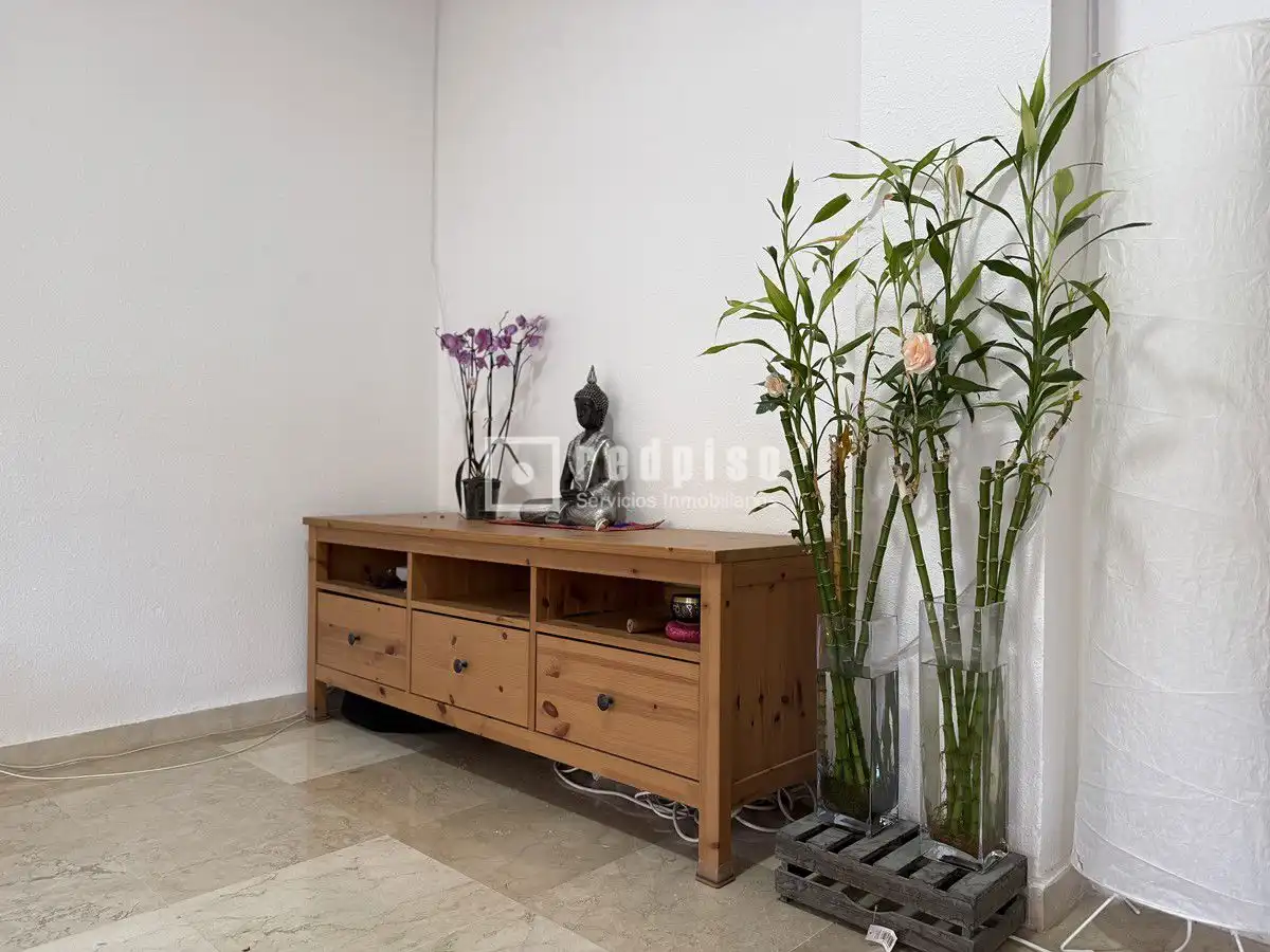 Sala d'estar de Pis en venda en Málaga amb Aire condicionat, Calefacció i Jardí privat