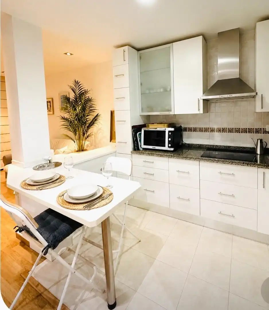Kitchen of Flat for rent in Las Palmas de Gran Canaria  with Air Conditioner, Parquet flooring and Terrace