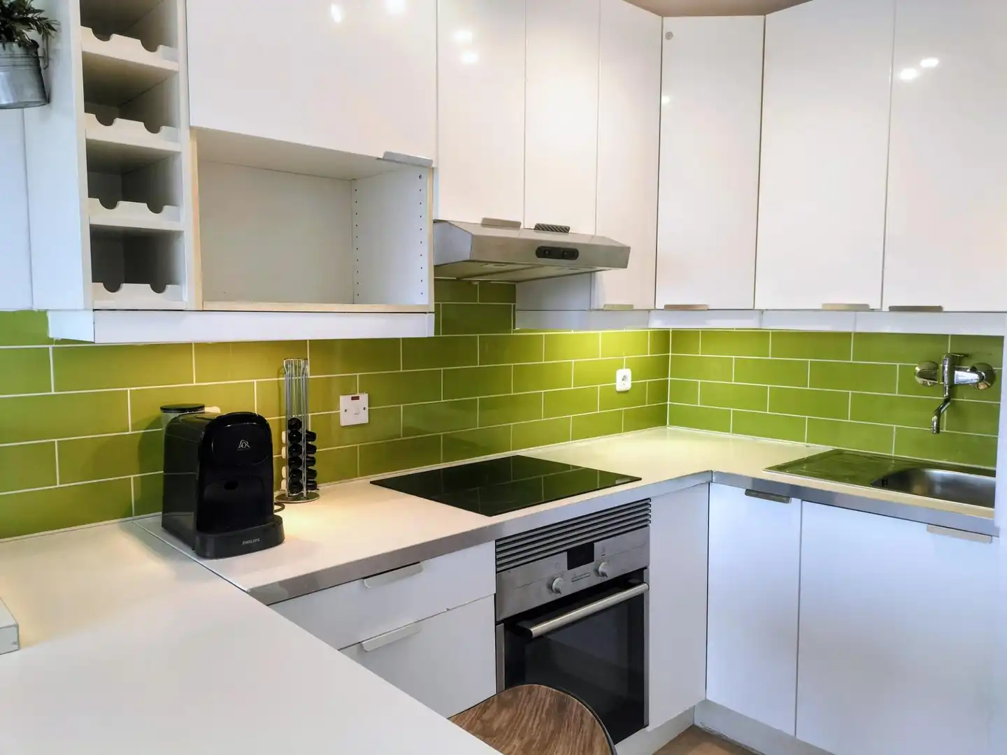 Küche von Wohnung zum Verkauf in Sitges mit Privatgarten und Gemeinschaftspool