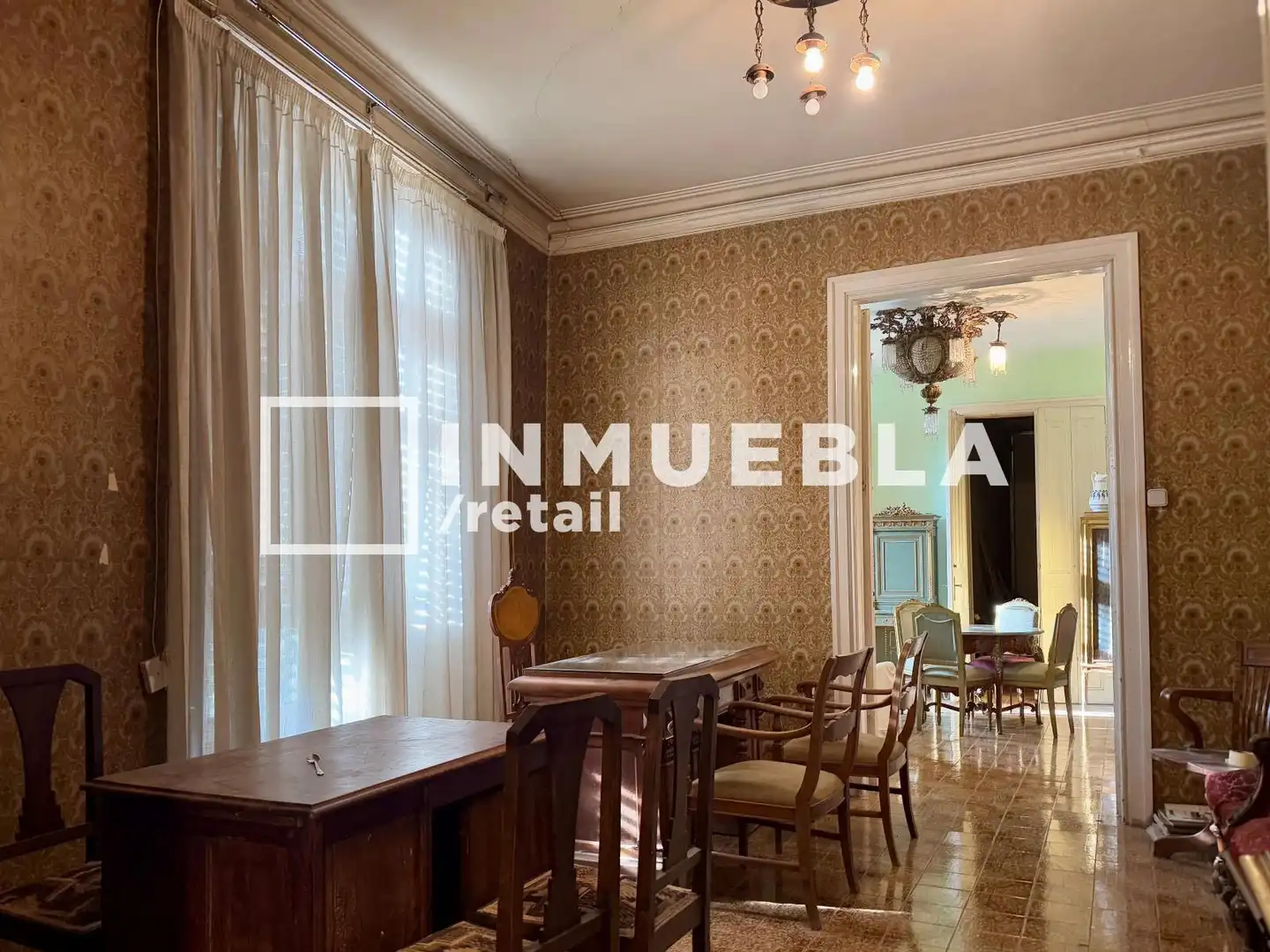Esszimmer von Wohnung zum Verkauf in Barcelona mit Heizung, Terrasse und Balkon
