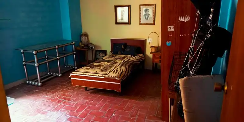 Dormitori de Casa adosada en venda en Gandia amb Terrassa, Traster i Moblat