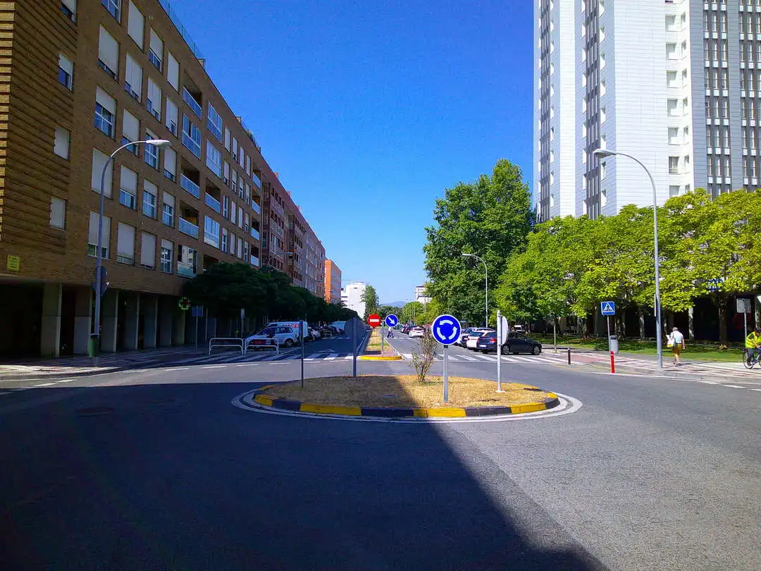 Vista exterior de Pis en venda en  Pamplona / Iruña amb Calefacció