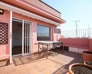 Terrace of Attic to rent in  Madrid Capital  with Air Conditioner, Heating and Parquet flooring