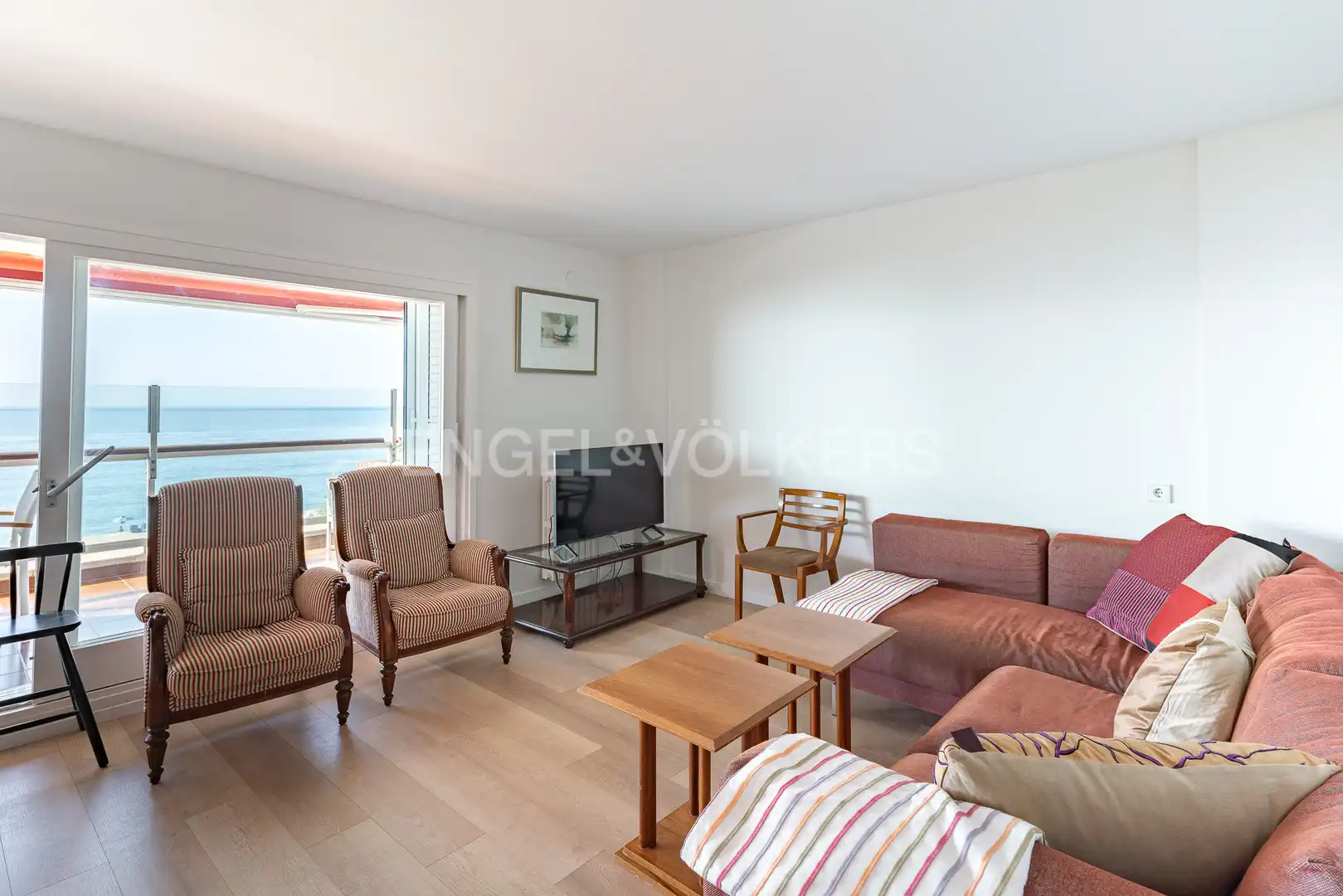 Living room of Flat for rent in Sant Vicenç de Montalt  with Heating, Private garden and Terrace