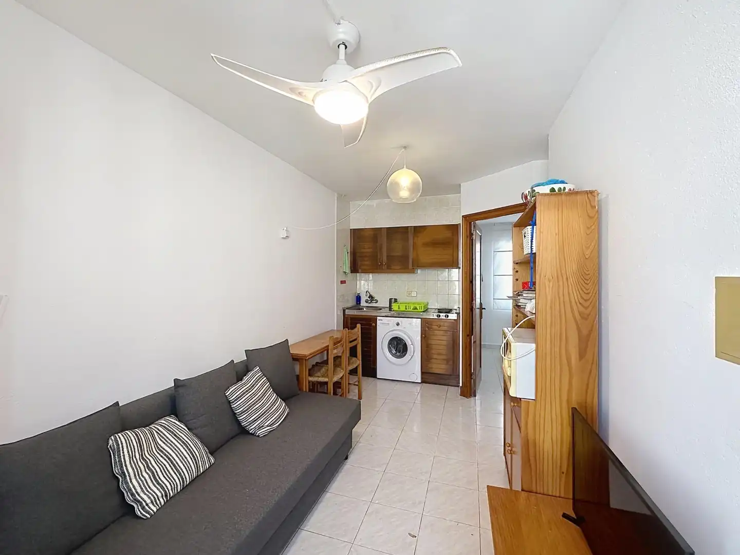 Sala de estar de Apartamento en venta en Es Castell con Aire acondicionado y Balcón