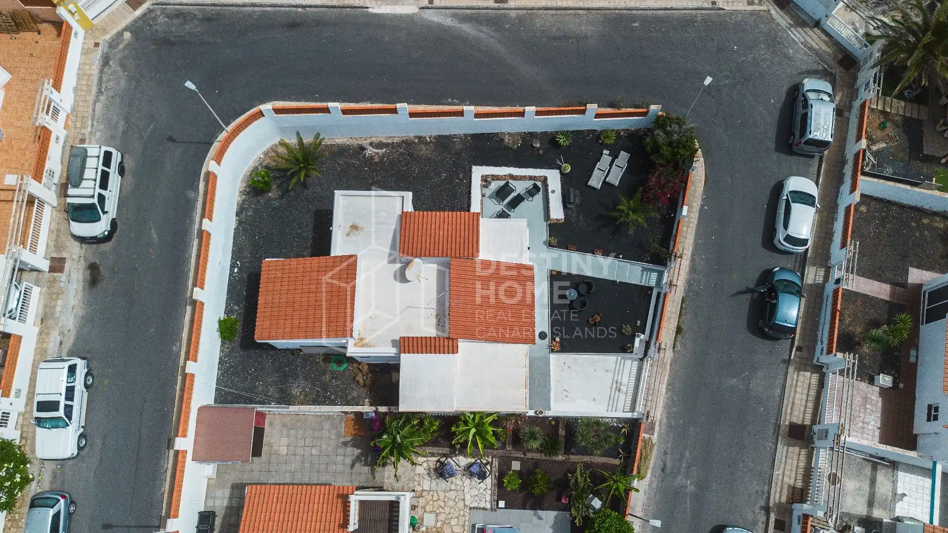 Vista exterior de Casa o xalet en venda en La Oliva amb Jardí privat, Terrassa i Traster