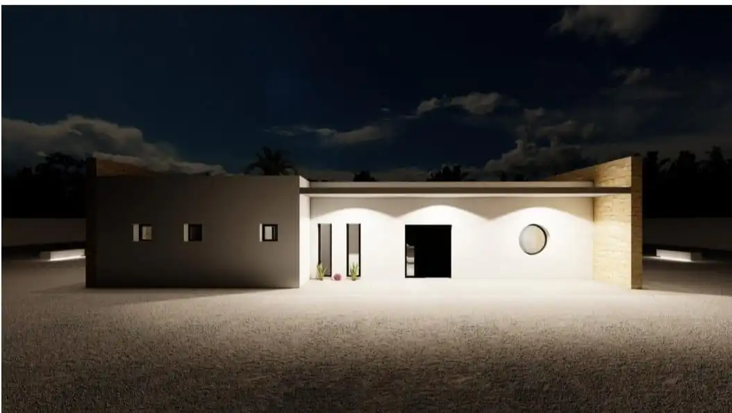 Vista exterior de Casa o chalet en venta en El Pinós / Pinoso con Calefacción y Piscina