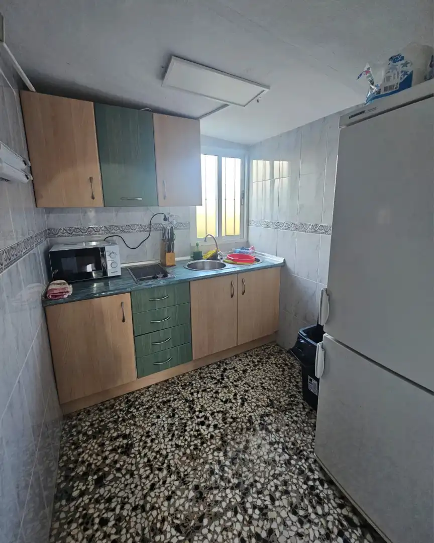 Cuina de Finca rústica de lloguer en Alhaurín de la Torre amb Jardí privat, Terrassa i Moblat