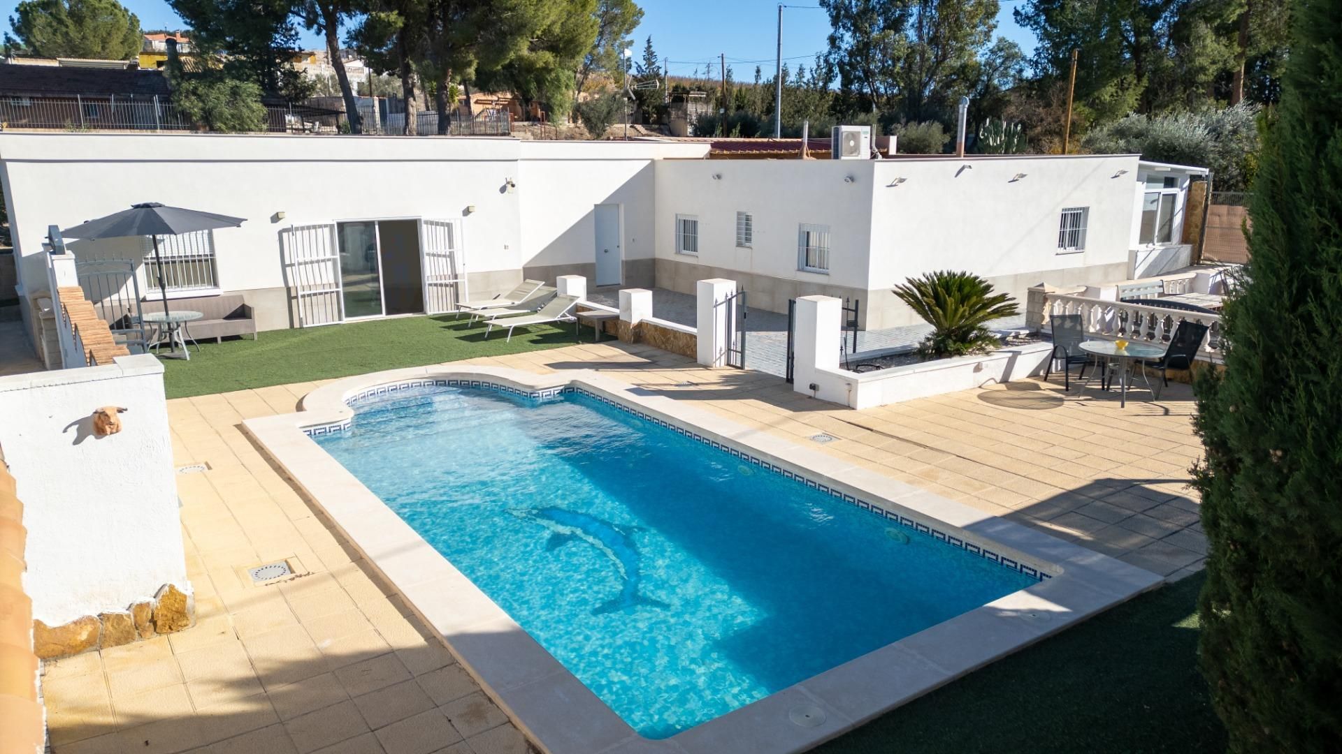 Piscina de Casa o xalet en venda en  Murcia Capital amb Aire condicionat, Terrassa i Traster