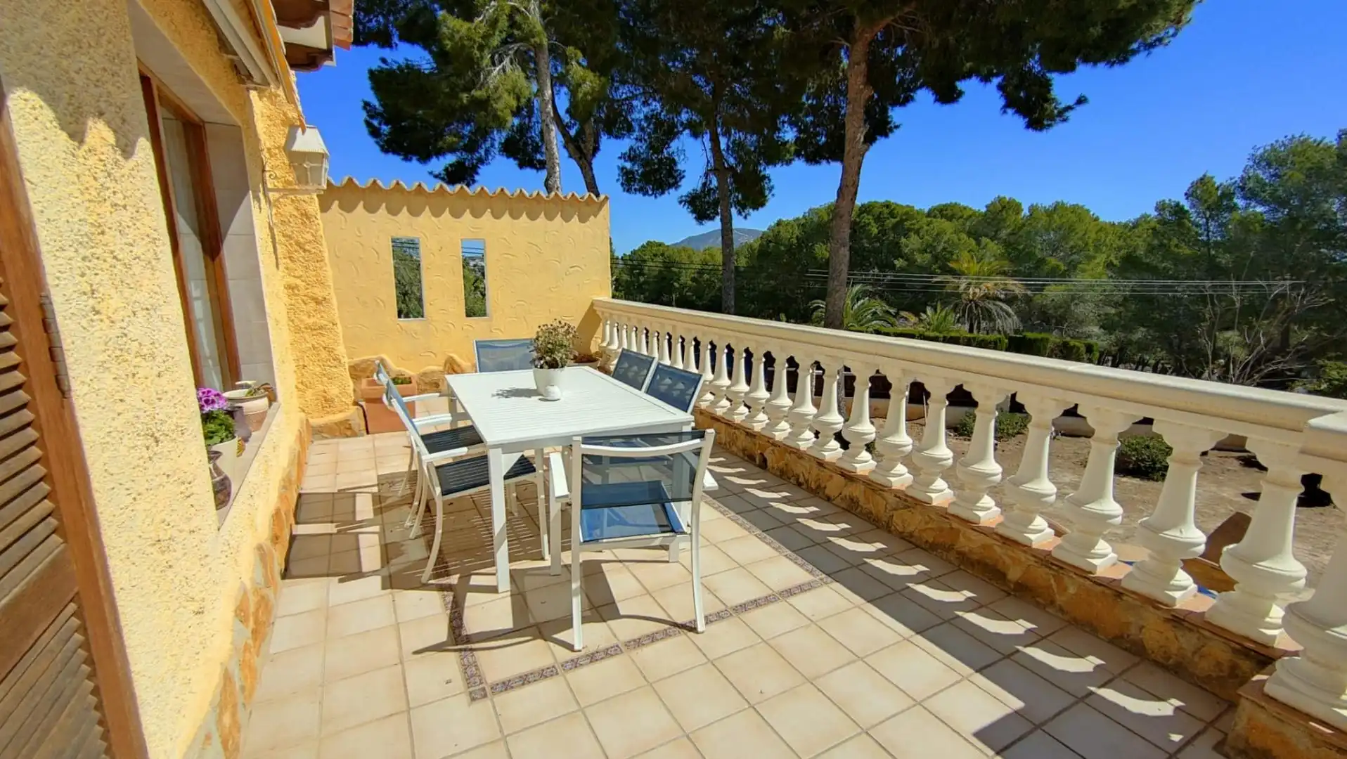 Terraza de Casa o chalet en venta en Moraira con Aire acondicionado, Jardín privado y Terraza