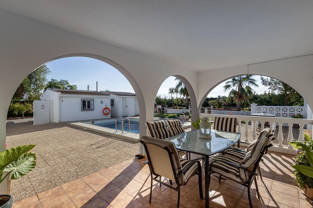 Terrace of House or chalet for sale in Moraleda de Zafayona  with Air Conditioner, Heating and Private garden