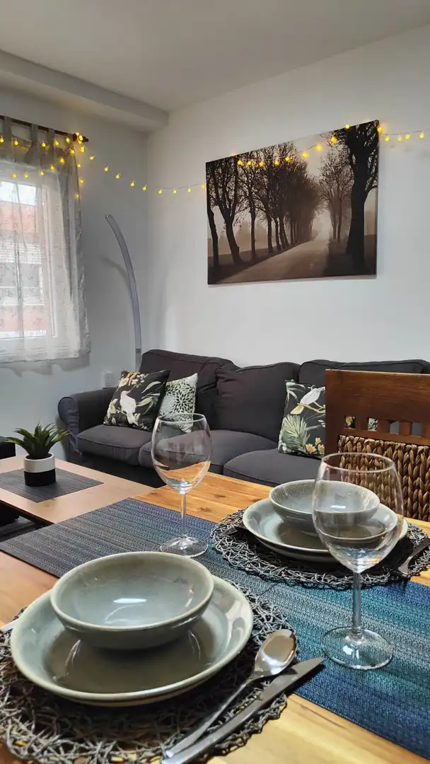 Wohnzimmer von Wohnung zur Miete in Gijón  mit Heizung und Möbliert