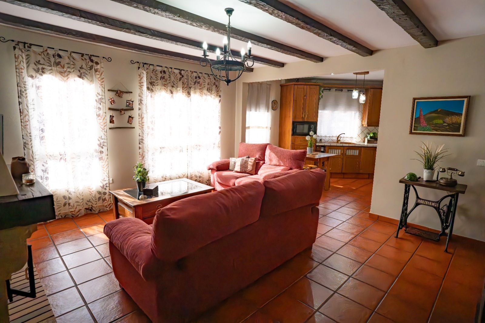 Living room of Flat for sale in La Orotava  with Storage room and Furnished