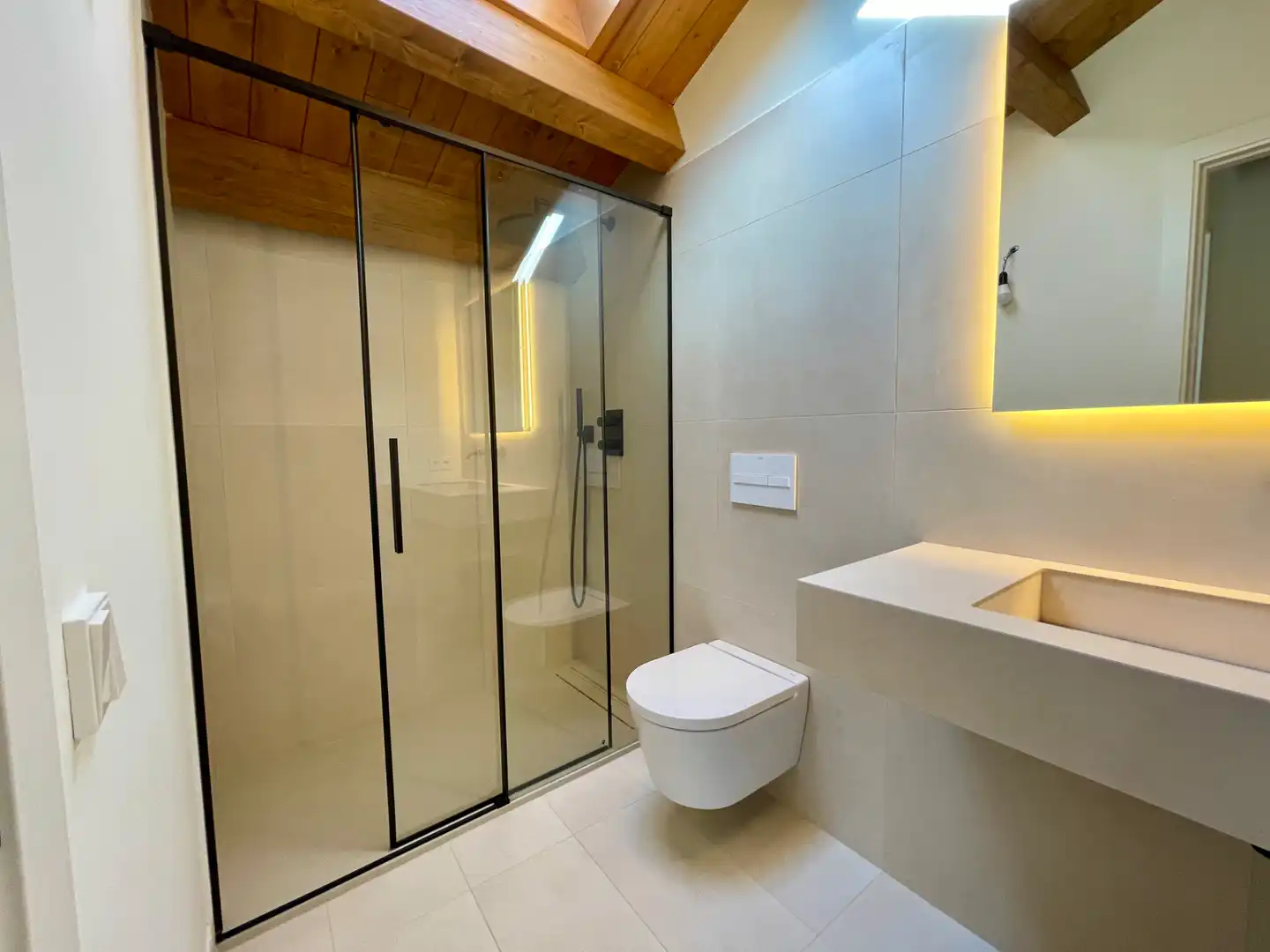 Baño de Finca rústica en venta en Setcases con Calefacción, Parquet y Trastero