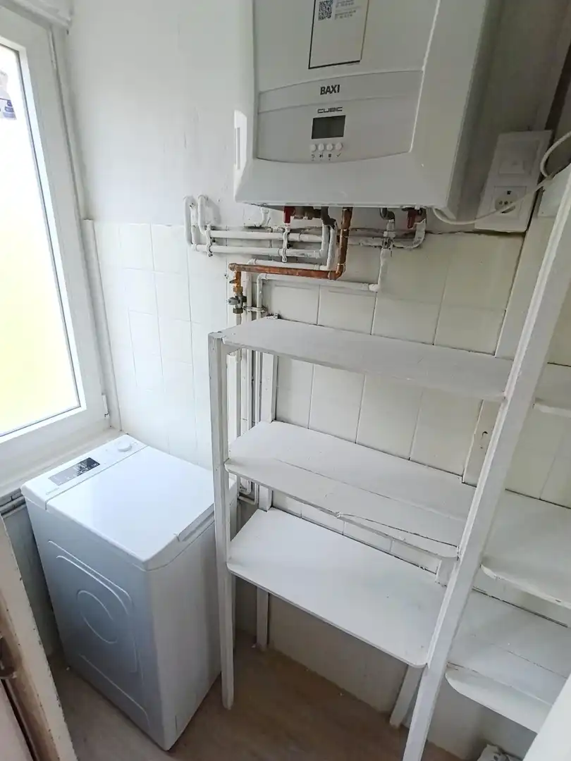 Bathroom of Flat for sale in Langreo  with Heating, Storage room and Furnished
