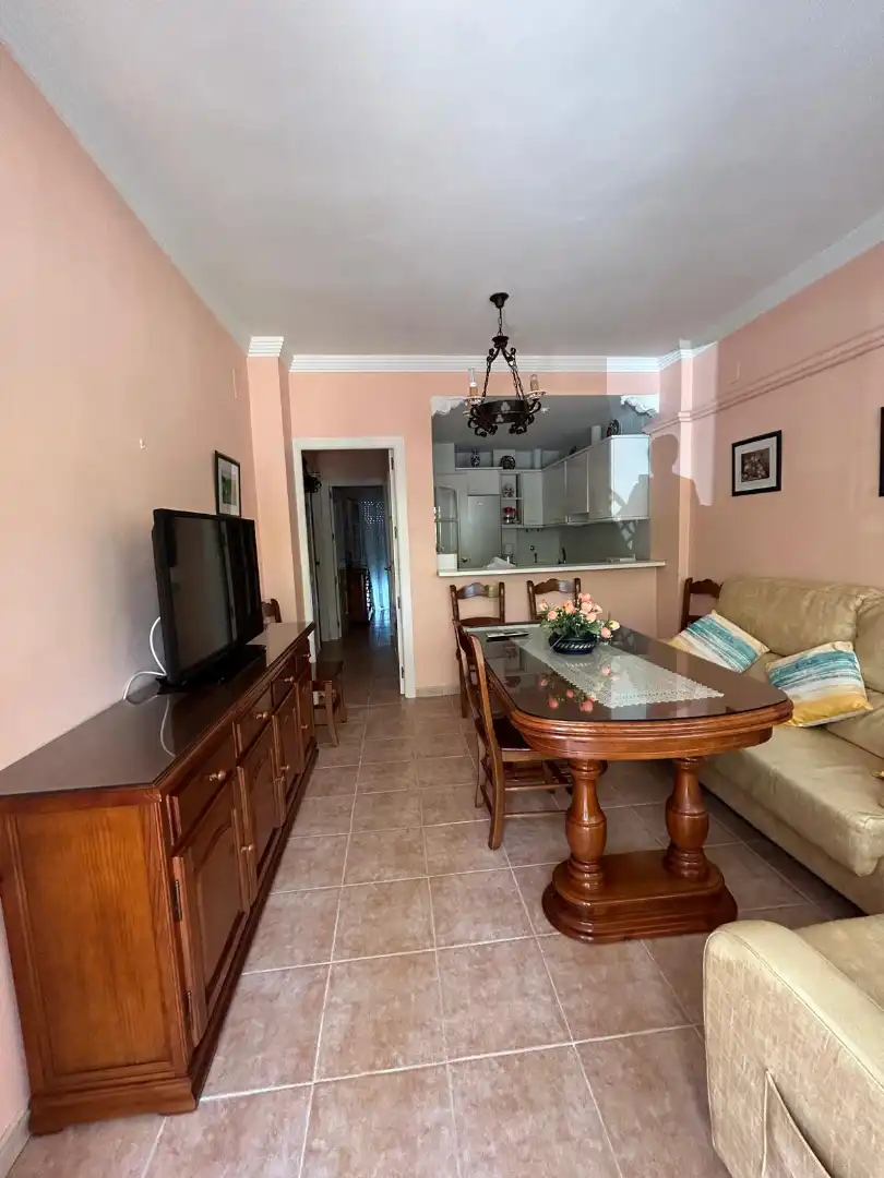 Comedor de Apartamento de alquiler en Islantilla con Terraza, Amueblado y Lavadora
