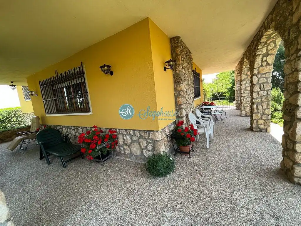 Terraza de Casa o chalet en venta en Valverde del Majano con Calefacción, Terraza y Trastero