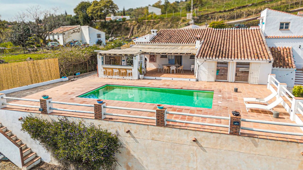 Exterior view of Houses for sale in Benamargosa  with Air Conditioner, Terrace and Swimming Pool