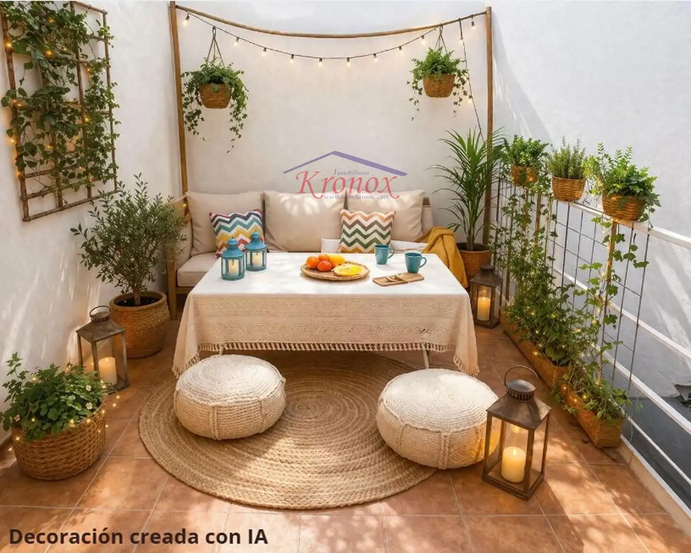 Terrace of Flat for sale in  Madrid Capital  with Heating, Terrace and Washing machine