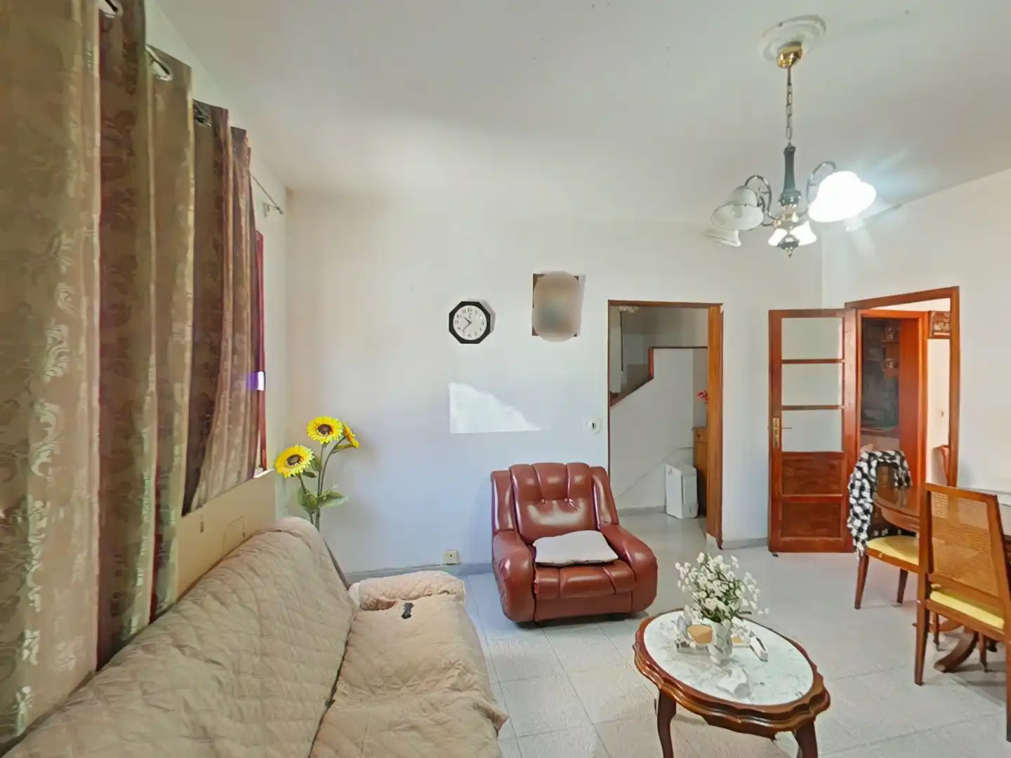 Sala d'estar de Casa adosada en venda en La Laguna