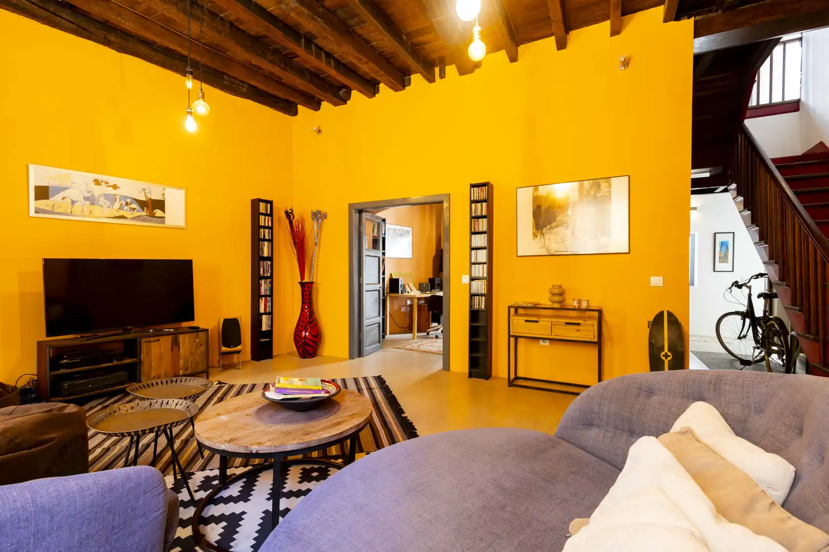 Wohnzimmer von Haus oder Chalet zum Verkauf in San Cristóbal de la Laguna mit Heizung, Terrasse und Abstellraum