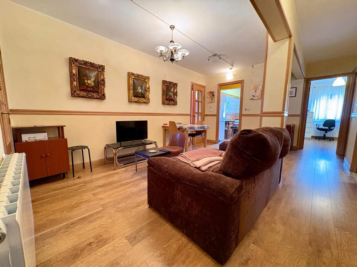 Sala de estar de Piso en venta en Zaldibar con Calefacción, Amueblado y Horno