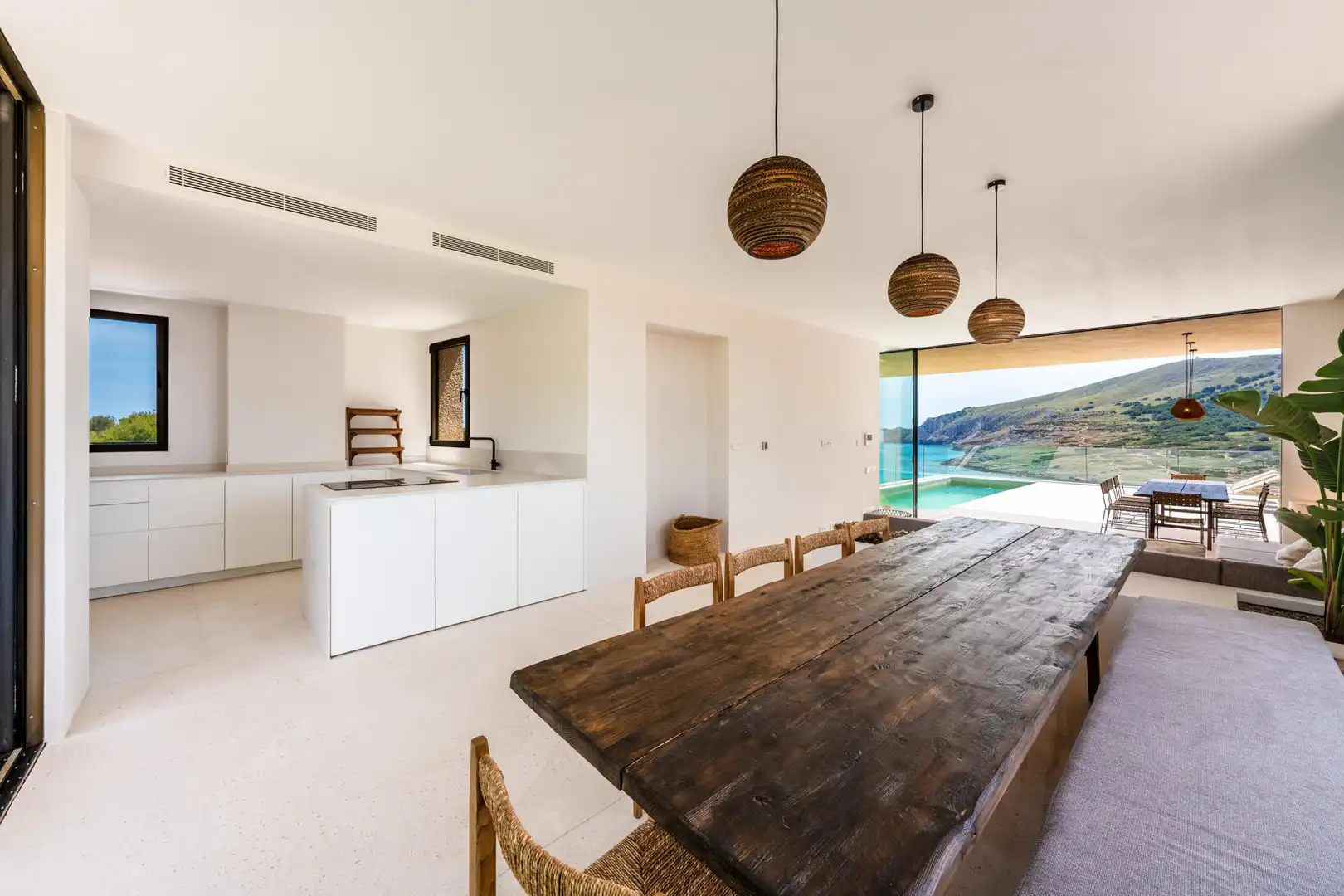 Comedor de Finca rústica en venta en Capdepera con Aire acondicionado, Calefacción y Terraza