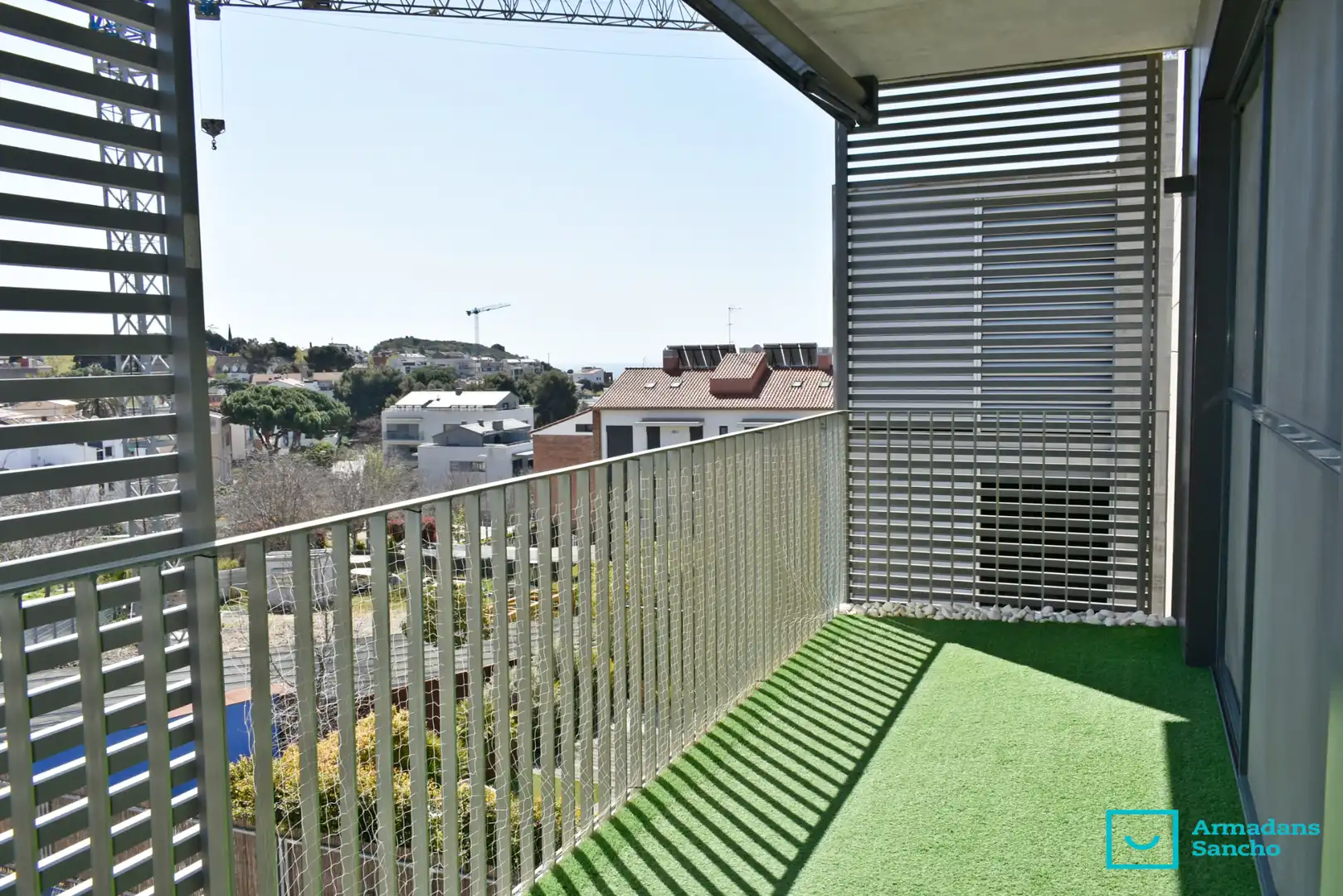 Terrace of Duplexes for rent in Tiana  with Air Conditioner, Parquet flooring and Terrace