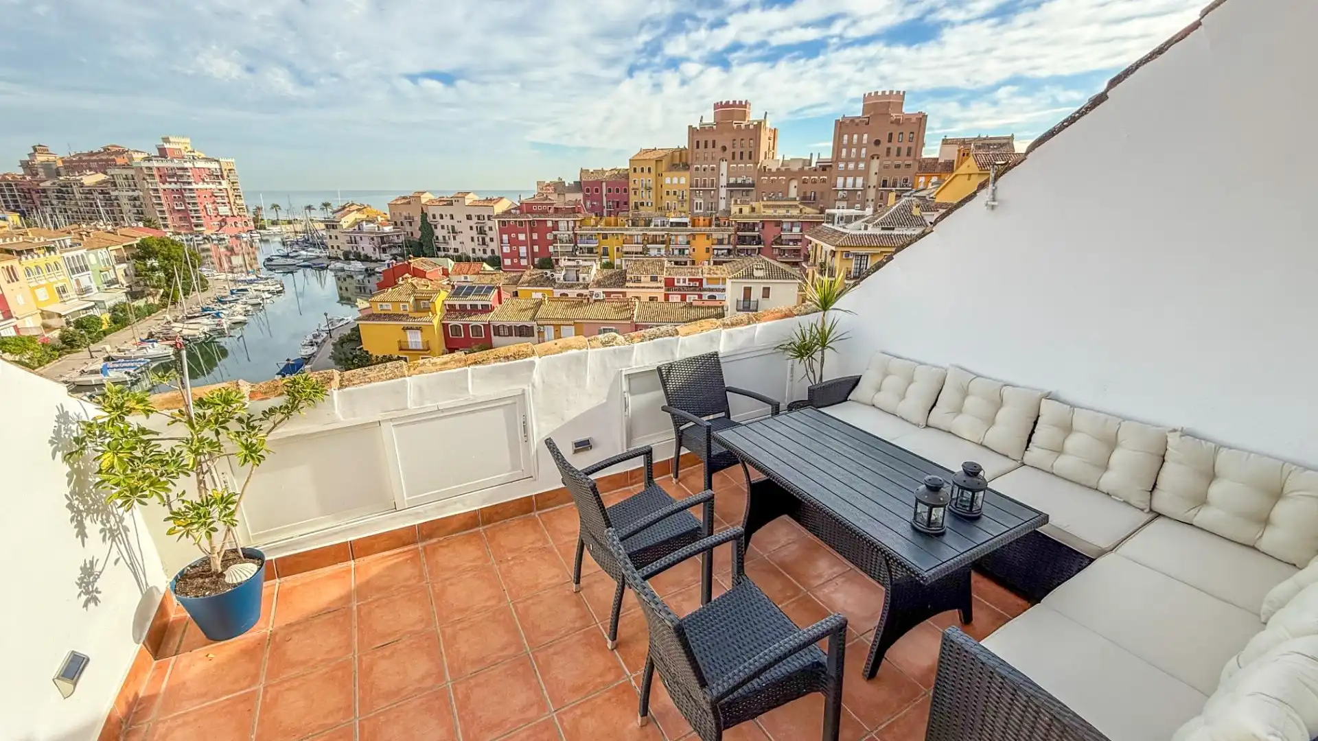 Terraza de Piso de alquiler en Alboraya con Terraza