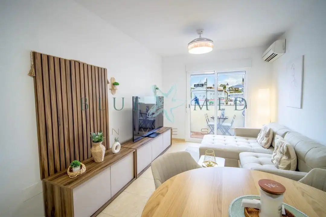 Sala de estar de Apartamento en venta en Puerto de Mazarrón