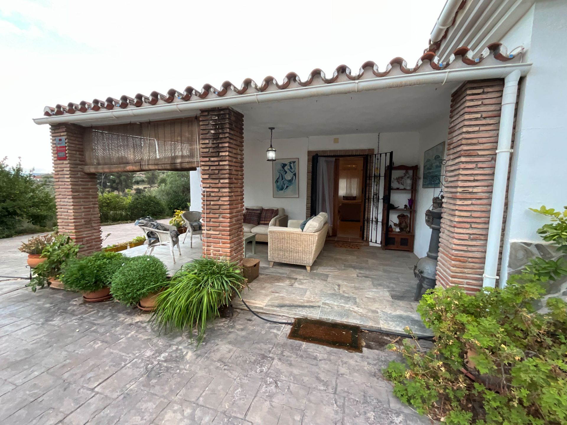 Jardí de Finca rústica de lloguer en Coín amb Aire condicionat, Jardí privat i Piscina